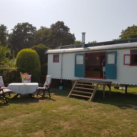 Gezellig pipowagen in Oostvoorne Villa Buitenkant foto